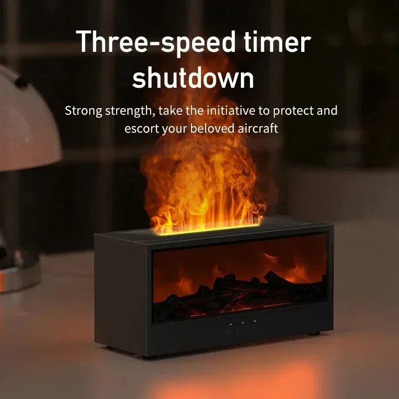 Fireplace Flame Mist Humidifier | Bowlift