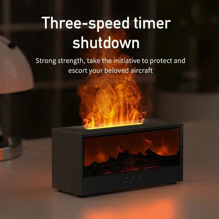 Fireplace Flame Mist Humidifier | Bowlift