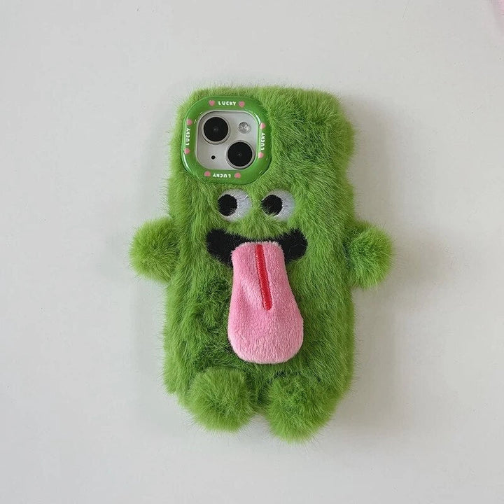 BowLift | Playful Pair Plush Monster iPhone Case