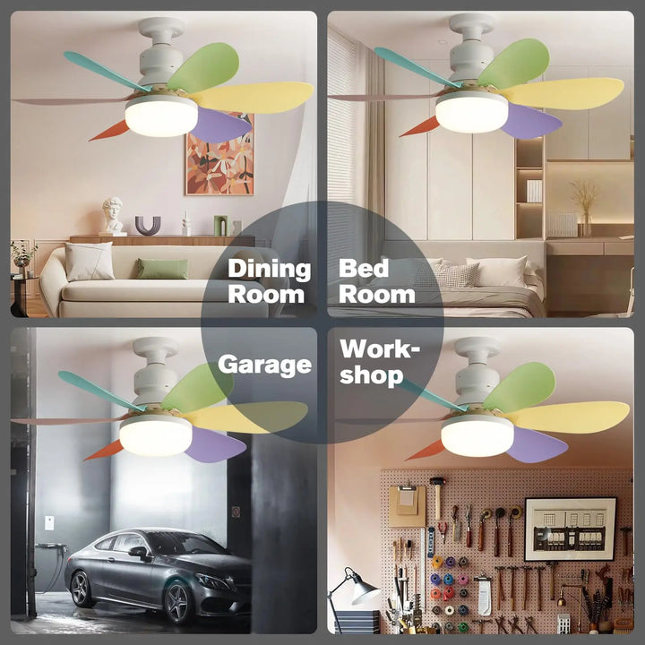 BowLift | Socket Ceiling Fan with Light