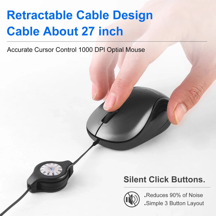 BowLift | Portable USB Type C Retractable Mouse