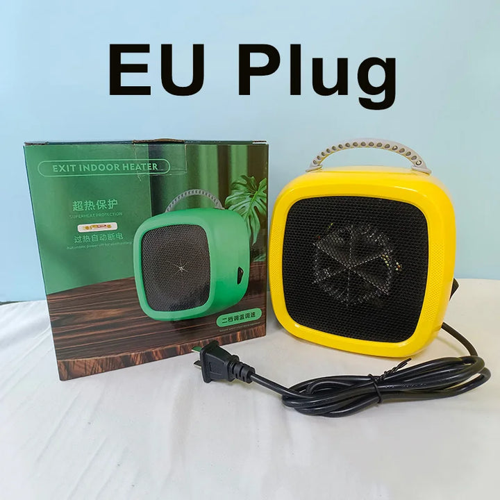 BowLift | HeatEase | Mini Table Heater | Portable PTC Ceramic Heater | 14.2×14.1×10.1 cm | Quiet & Energy Saving