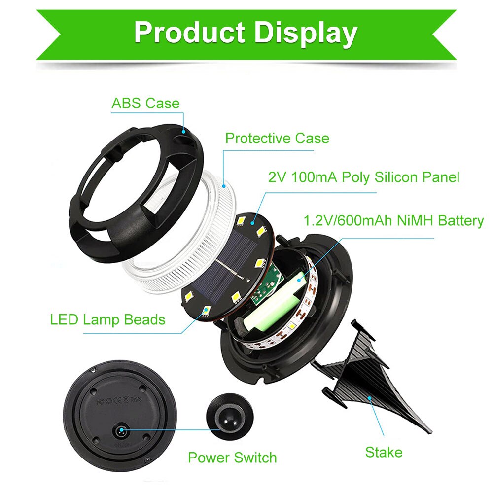 BowLift | Eco Solar Colorful Garden Light
