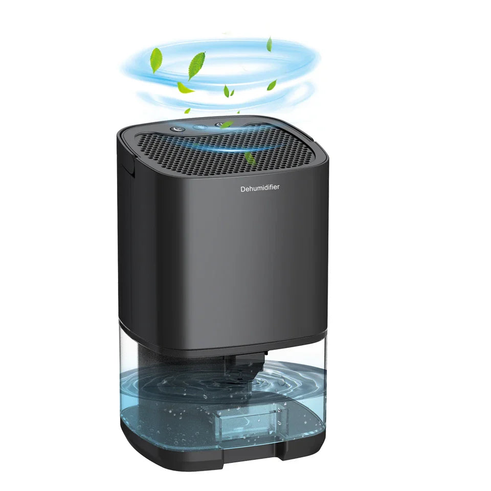 BowLift | 1000ml Portable 2-in-1 Dehumidifier with Air Filter & Night Light – Aveline