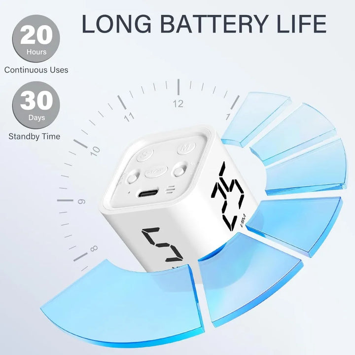 BowLift | Mini Cube Flip Digital Timer