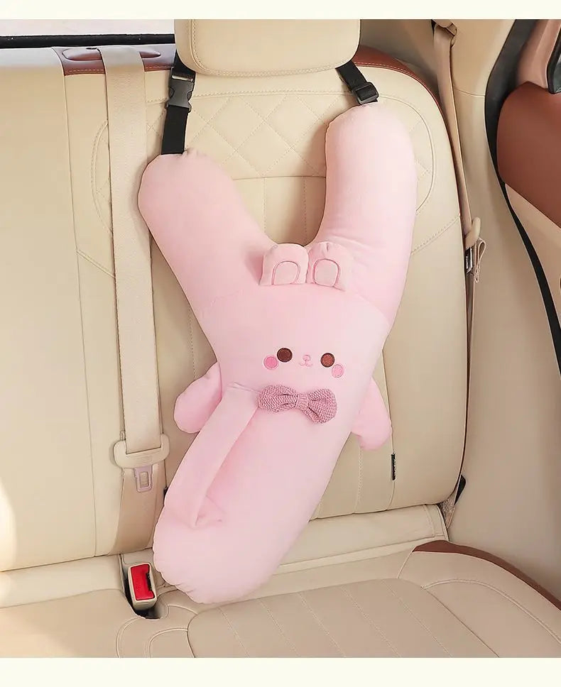 BowLift | Universal Car Seat Belt Headrest Pillow