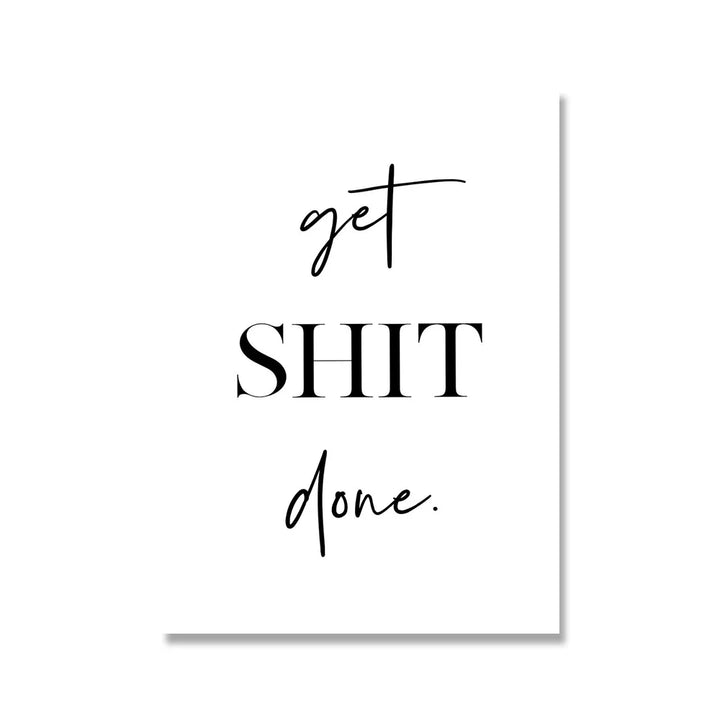 Do Great Things Motivational Quotations Daily Mantra Poster Wall Art Fine Art Canvas Prints Black White Pictures For Living Room Home Office Decor | Bowlift