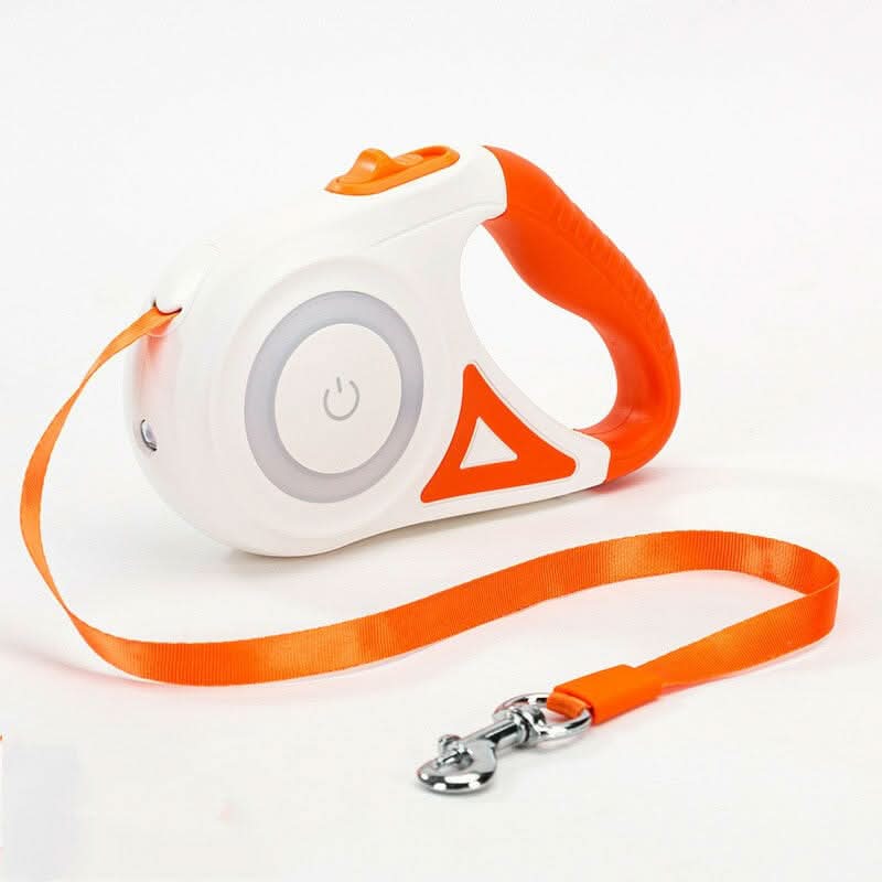 BowLift | AutoLeash Glow – Automatic dog leash with LED light for walks during day & night