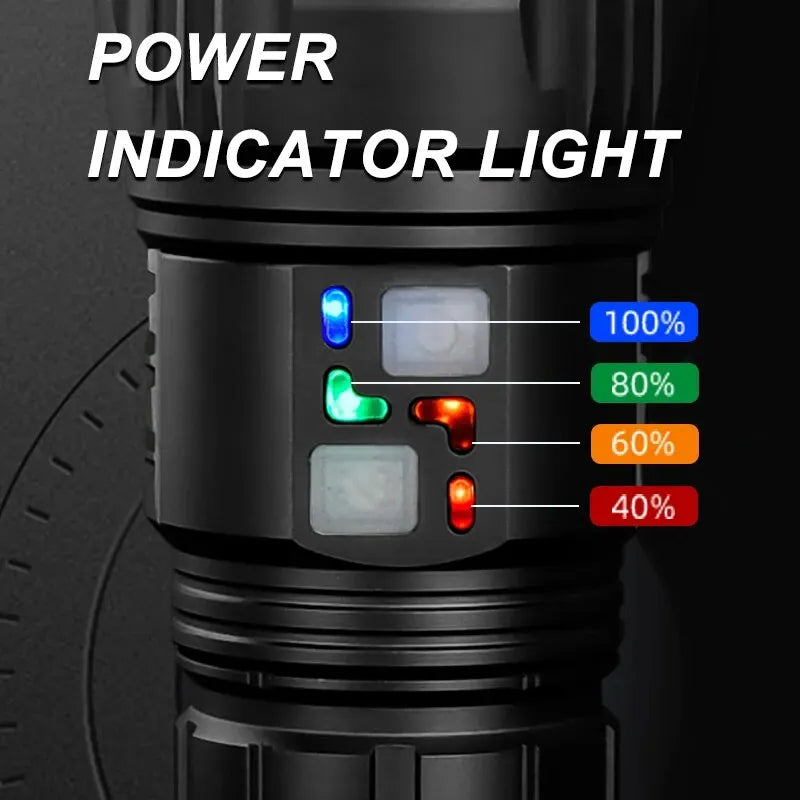 Long-Range Extreme Power Tactical Adventure Flashlight | Bowlift