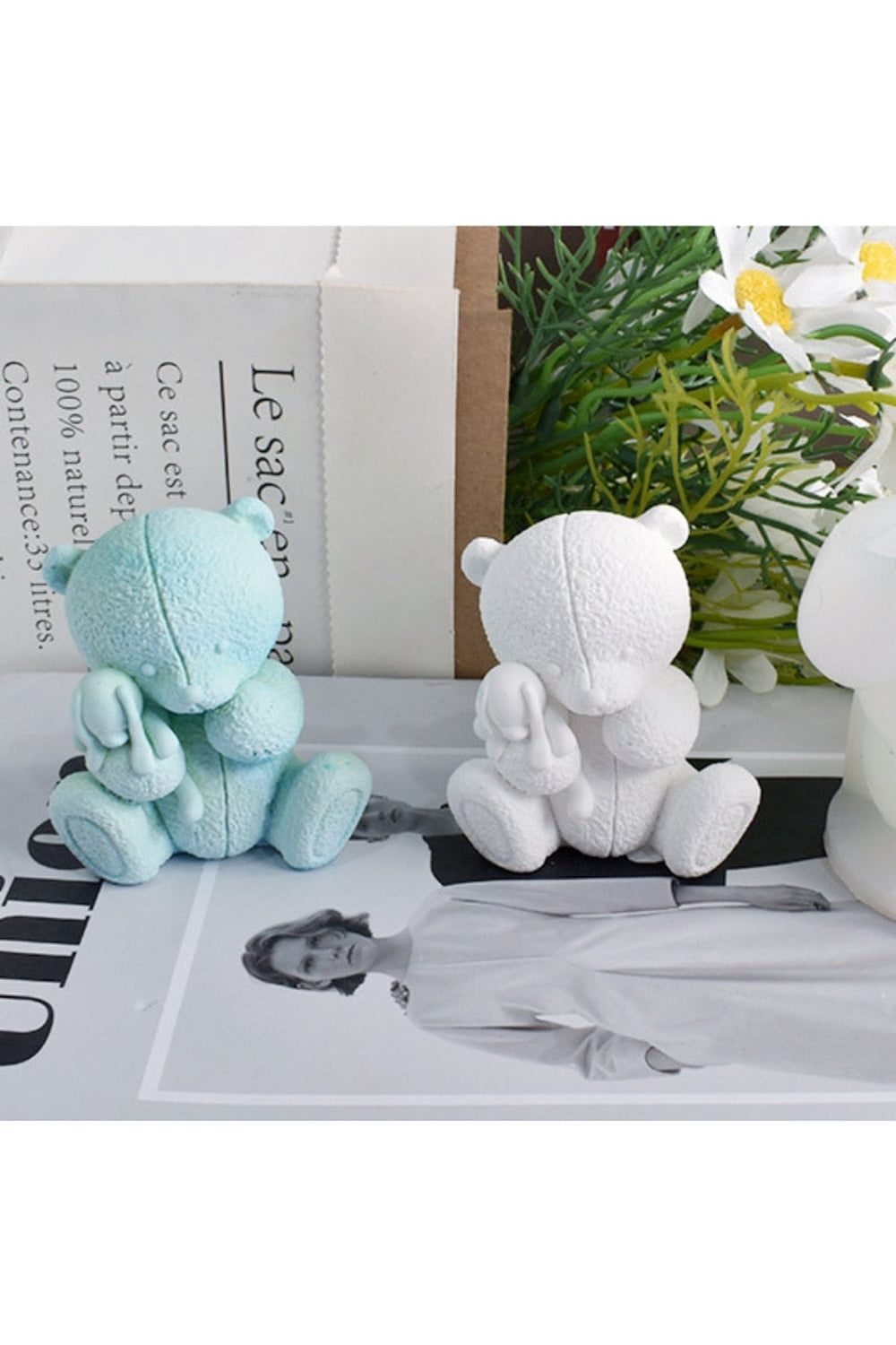Bear-shaped candle mold | Bowlift