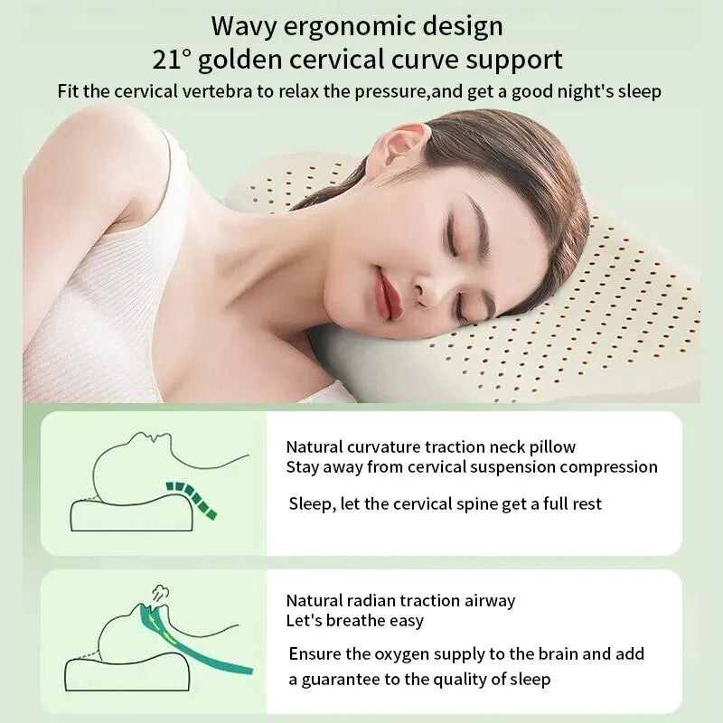 BowLift | Hypoallergenic natural latex breathable ergonomic pillow
