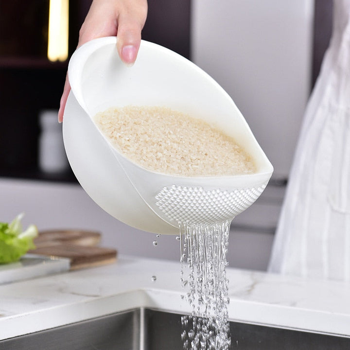 BowLift | 2in1 Easy Rice Drainer Basket