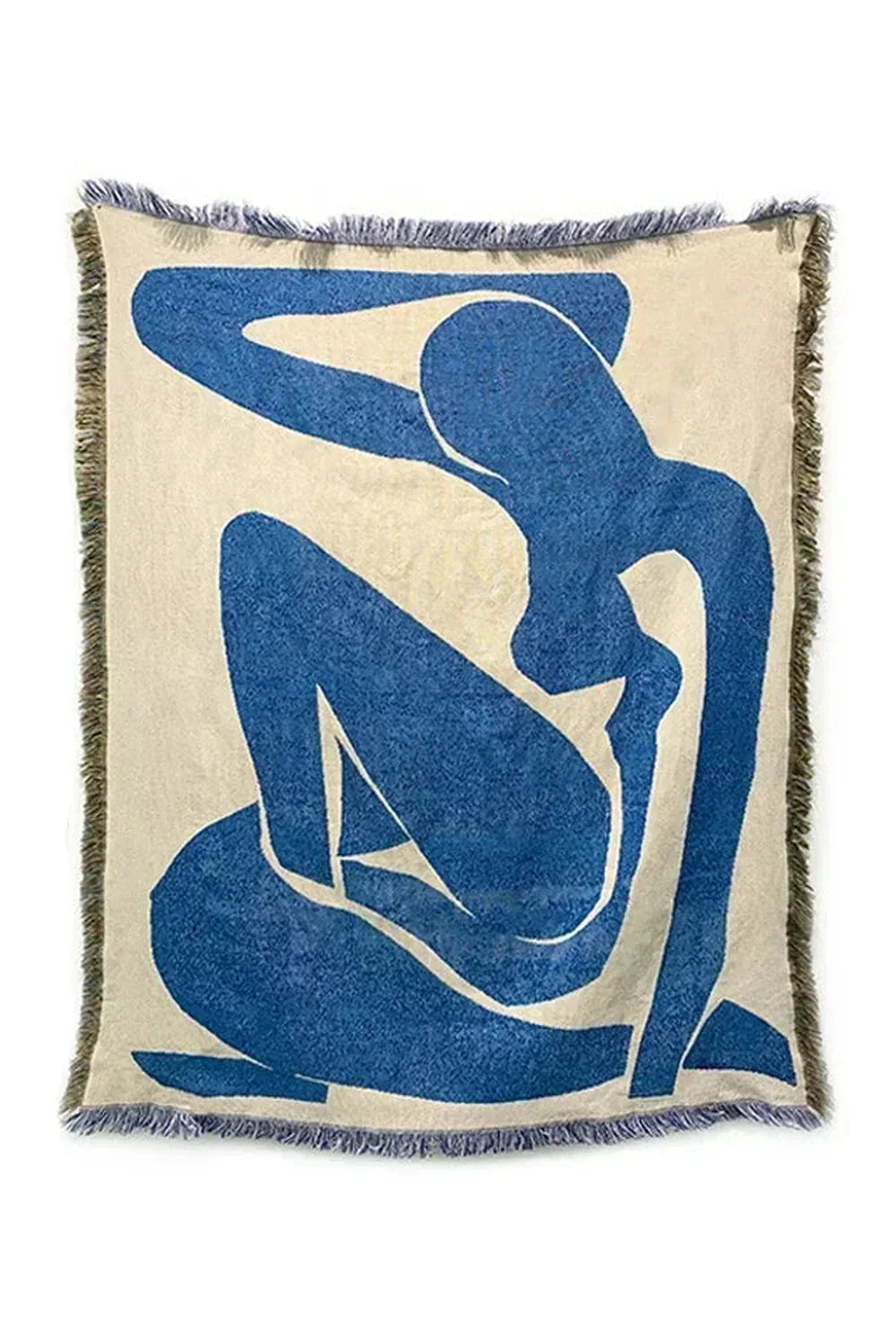 BowLift | Abstract Blue Muse Blanket