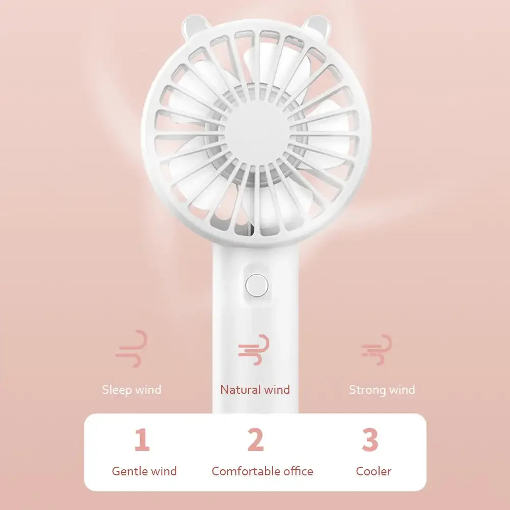 Portable USB Rechargeable Mini Hand Fan – Veyra | Bowlift
