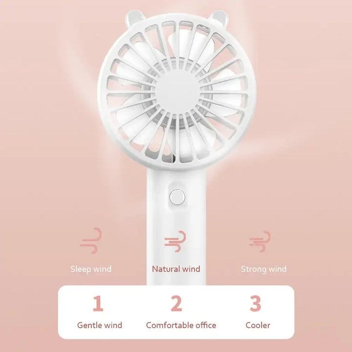 Portable USB Rechargeable Mini Hand Fan – Veyra | Bowlift