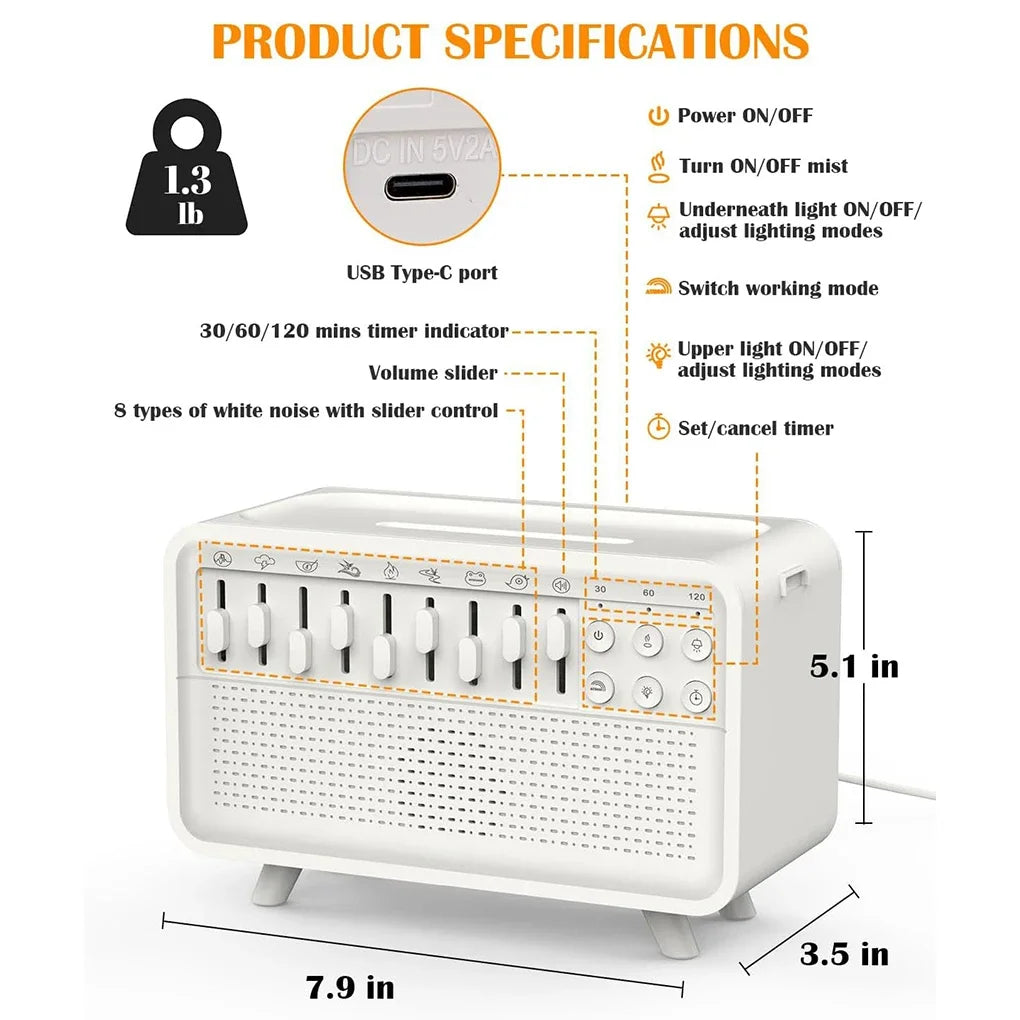 BowLift | Bluetooth Sound Therapy Humidifier