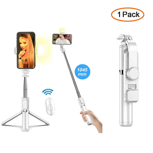 BowLift | Bluetooth Selfie Stick Tripod with Fill Light