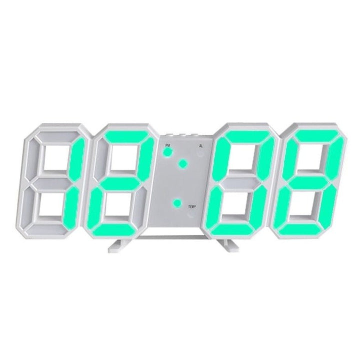 BowLift | Digital 3D LED Wall Clock – Modern design with dimming function and optimal visibility
