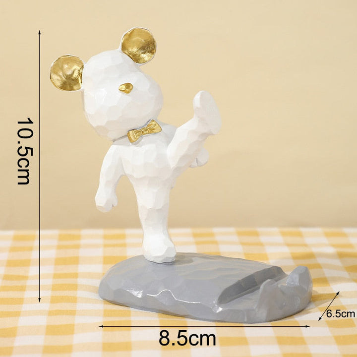 BowLift | Mini Karate Bear Phone Stand