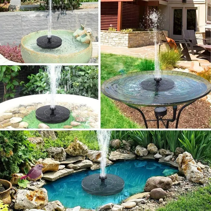 BowLift | SolarSpring Vital Solar Fountain | Floating Pond Pump | Garden Decoration | Solar Water Feature for Outdoors
