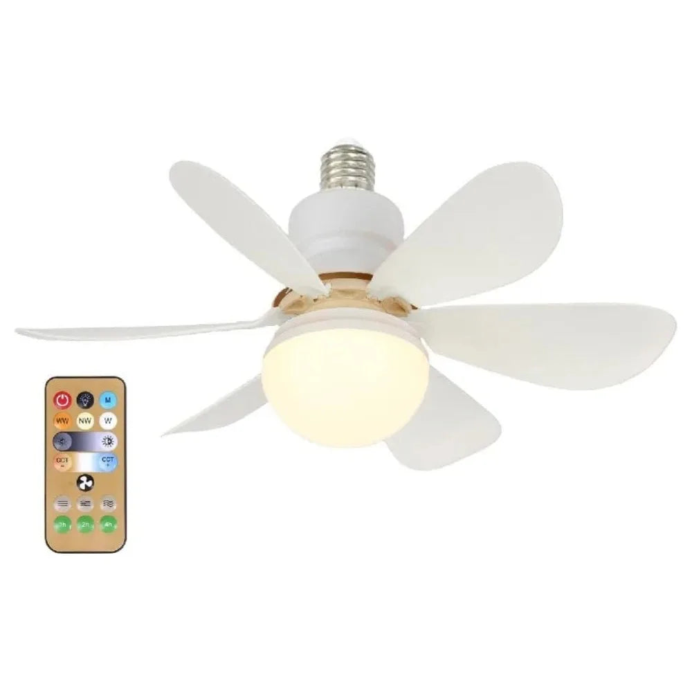 BowLift | Socket Ceiling Fan with Light