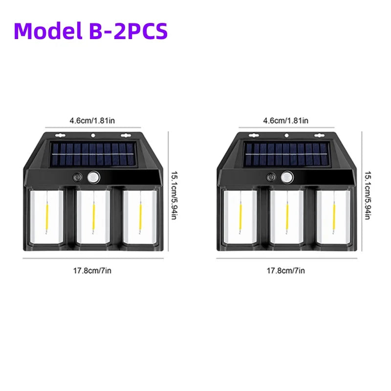 Night Guard LED Solar Wall Waterproof Lamp | Bowlift