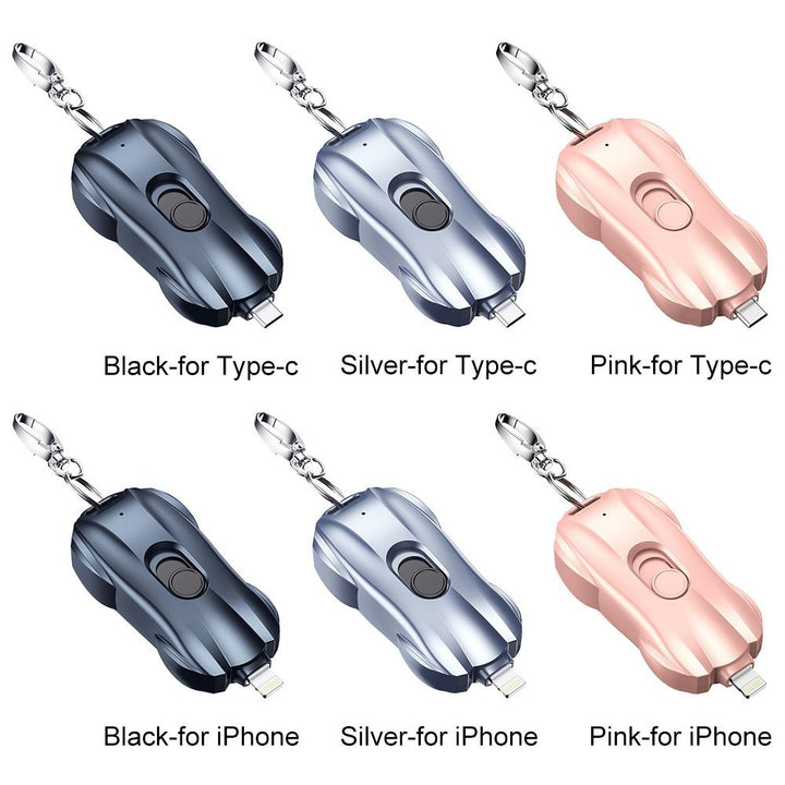 BowLift | Mini Race Car Emergency Keychain Power Bank