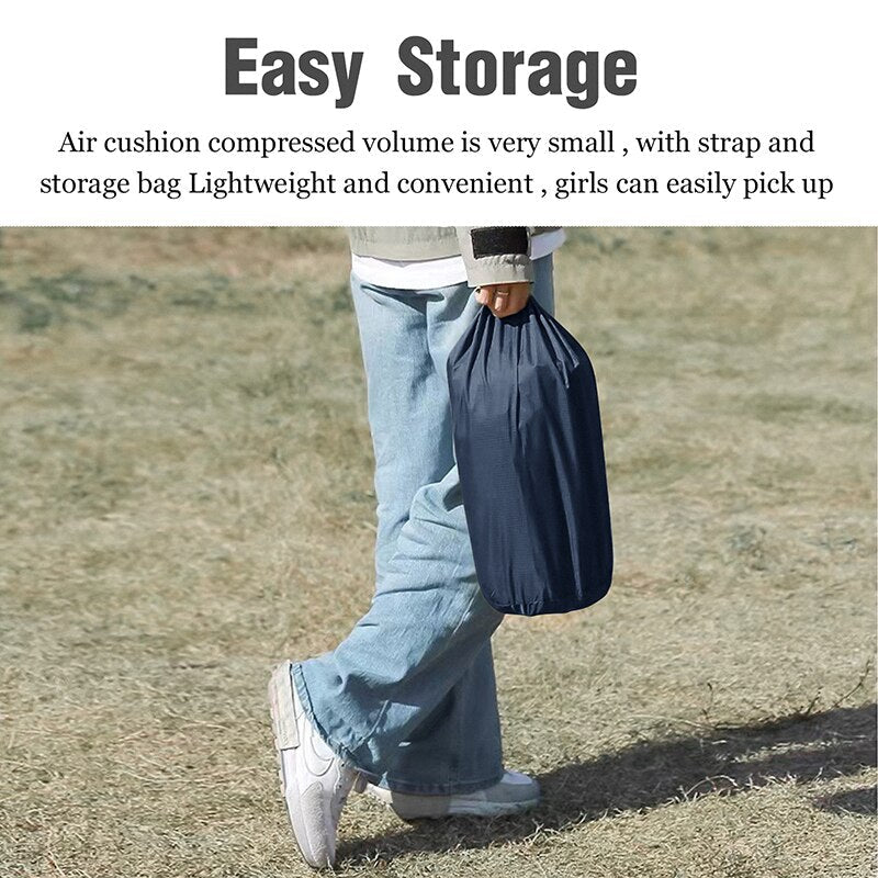 BowLift | Portable Inflatable Built-in Pillow Nature Nest Camping Bed