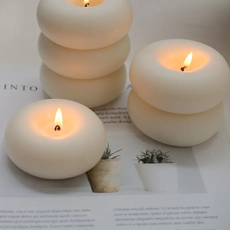 BowLift | Donut Aromatherapy Candle Round Smokeless