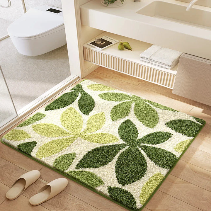 Flower Garden Bath Mat | Bowlift