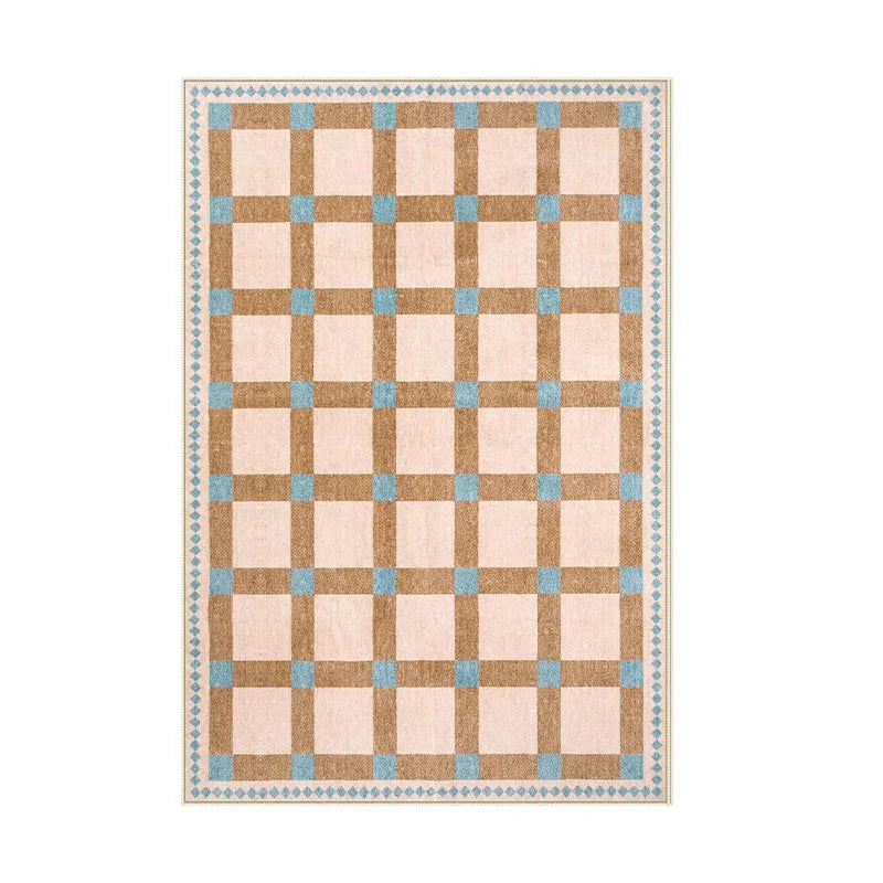 Plaid Fluffy Rug | Bowlift