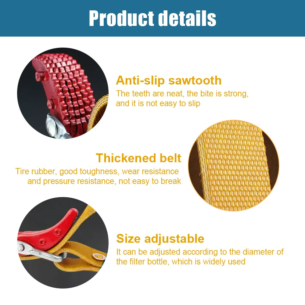 BowLift | Adjustable Strap Belt Wrench