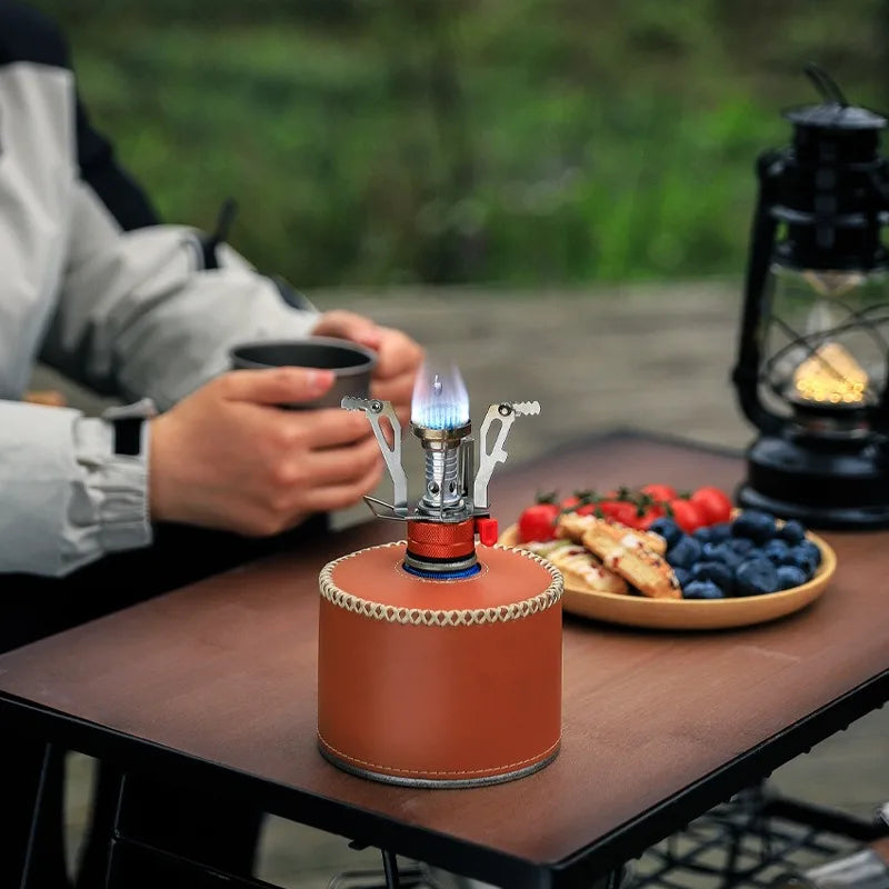 BowLift | Trekko Camping Gas Stove | Foldable & Ultralight | 3000W High Performance | Aluminum & Stainless Steel | For Outdoor & Trekking