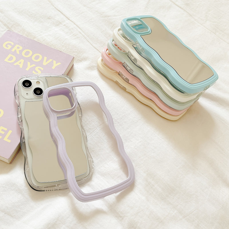 BowLift | Wavy Makeup Mirror Phone Case