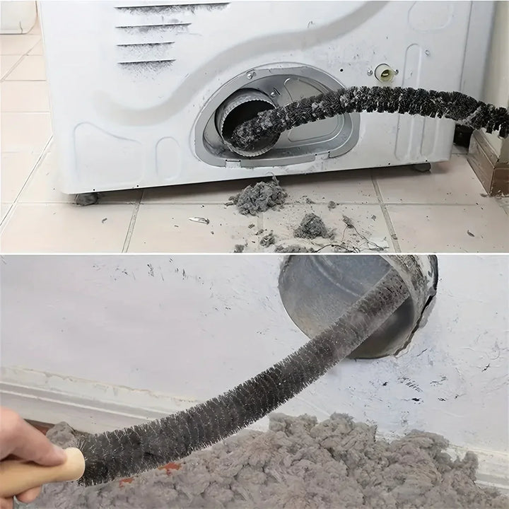 BowLift | Dustello Cleaning Brush with Wooden Handle | Flexible & Extra Long | For Radiators, Pipes & Furniture Gaps | 70–75 cm