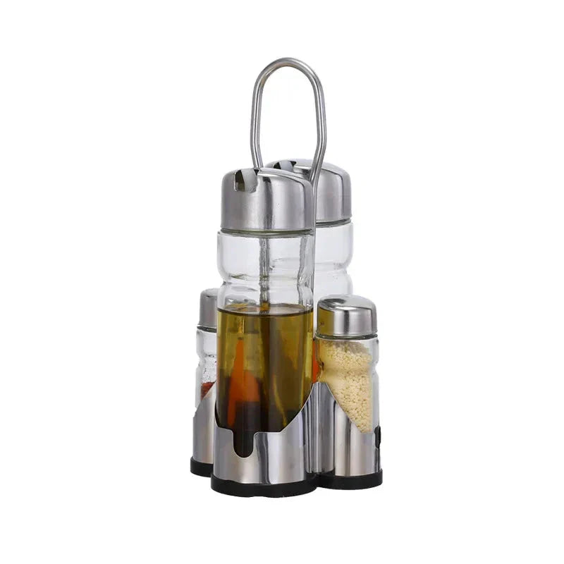BowLift | Classic set of glass spice containers for dining table
