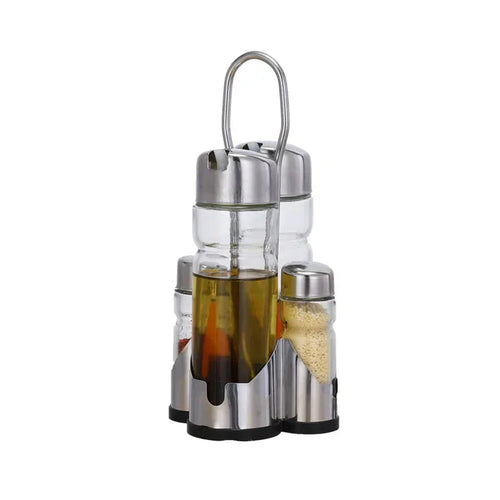 BowLift | Classic set of glass spice containers for dining table