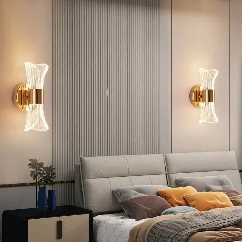 GlowCurve – Elegant LED Wall Lamp for Bedroom and Living Room Bowlift
