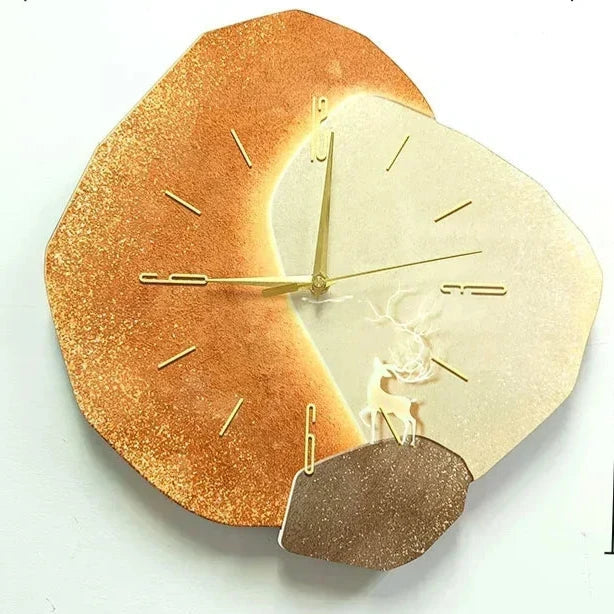BowLift | Modern Wall Clocks for Living Room – Elegant and Aesthetic Clock with Silent Function