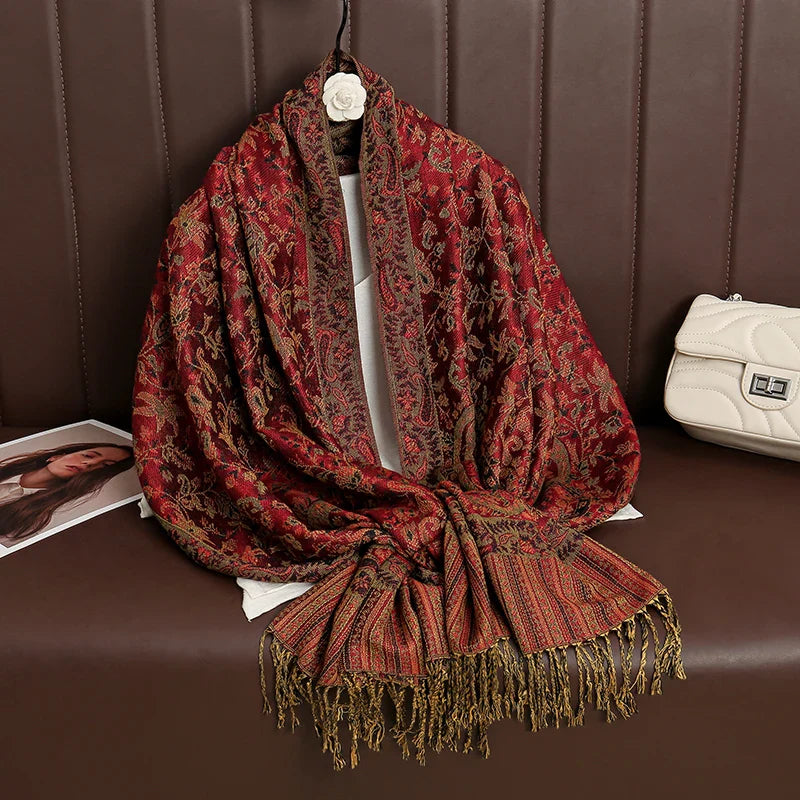 BowLift | Élégancea | Women's Scarf | Cashmere Feel | 70 × 190 cm | Luxury Print & Warm