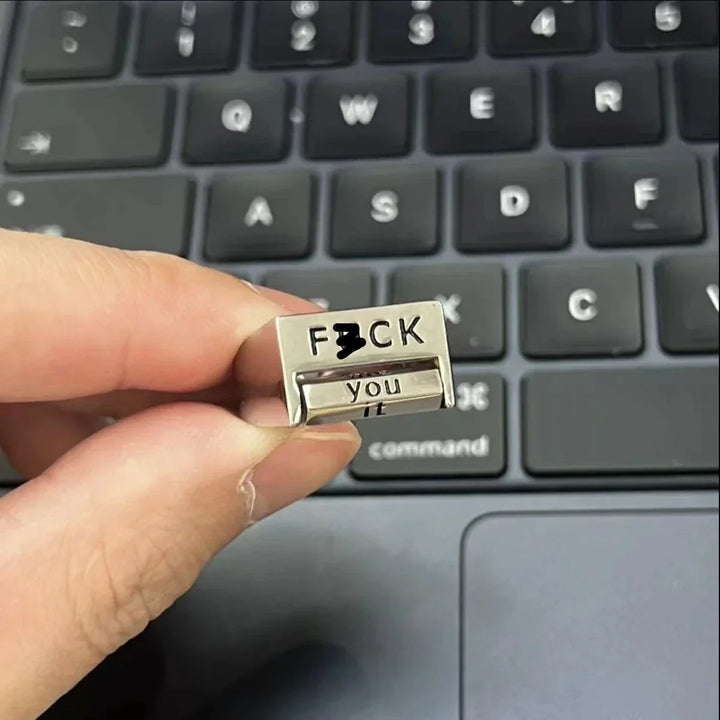 BowLift | F*ck You Everything Rotating Mood Control Ring