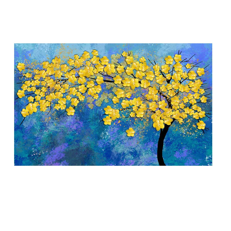 Abstract Floral Big Blossom Petal Tree Wall Art Fine Art Canvas Prints Picture For Living Room Bedroom Salon Art Decor | Bowlift