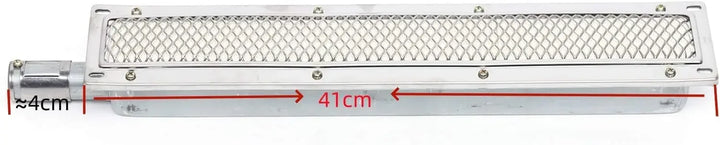 BowLift | ThermaGrill Gas Grill with Infrared Ceramic Burner | Stainless Steel | Rectangular 41 × 8 × 5.8 cm | Smoke-Free & Energy Efficient | For Gastronomy & Outdoor