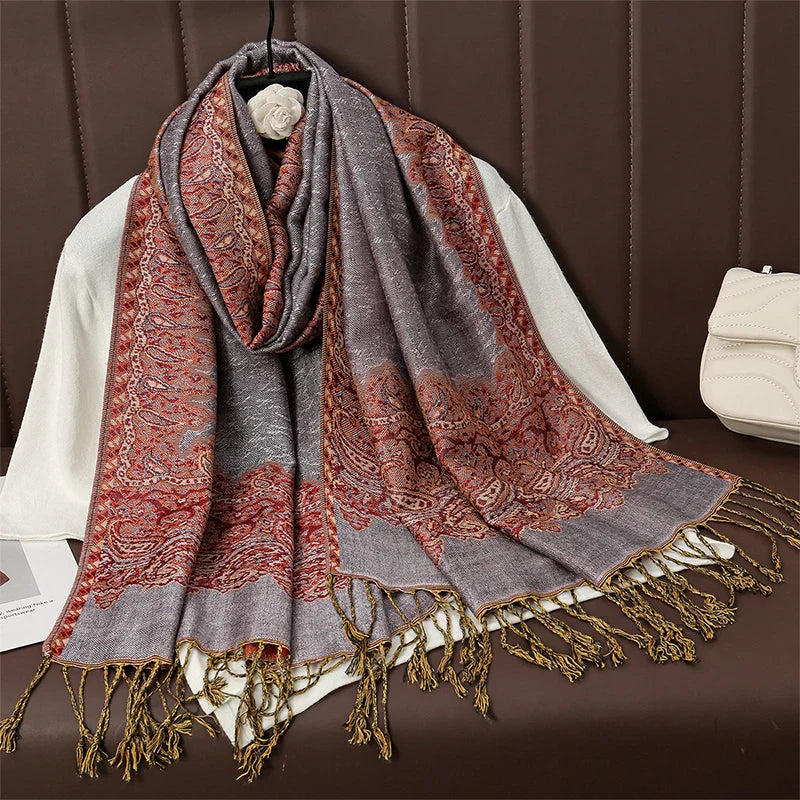 BowLift | Élégancea | Women's Scarf | Cashmere Feel | 70 × 190 cm | Luxury Print & Warm