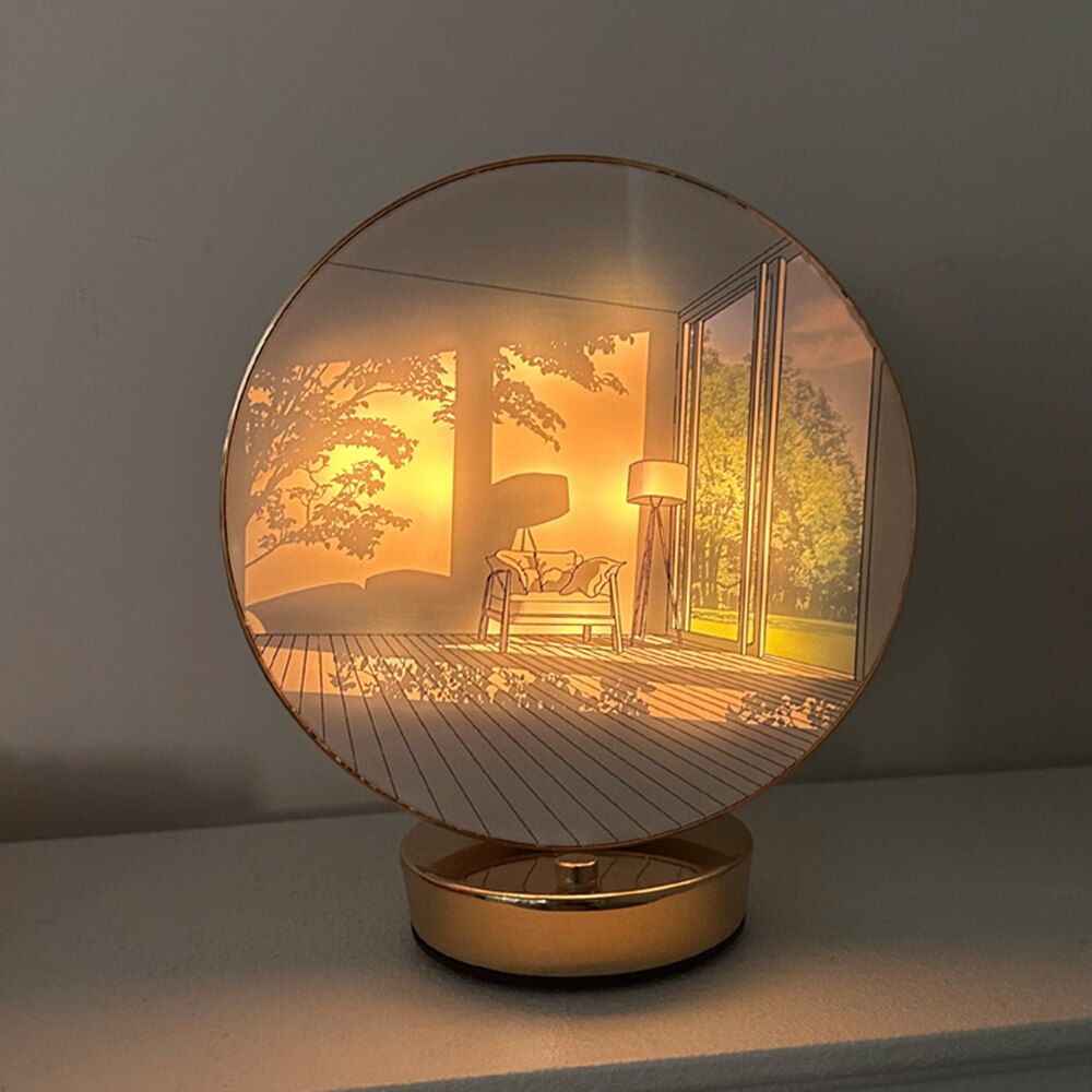 BowLift | Creative Artistic Orb Painting Table Lamp