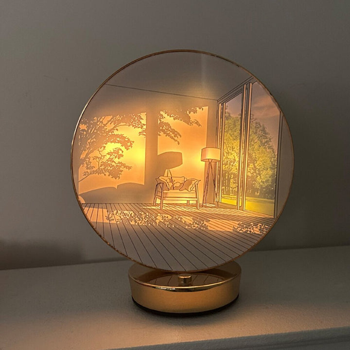 BowLift | Creative Artistic Orb Painting Table Lamp