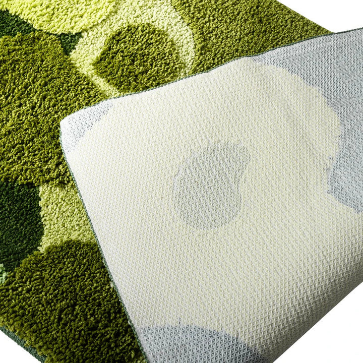 Long Tufting Moss Bedroom Rug | Bowlift