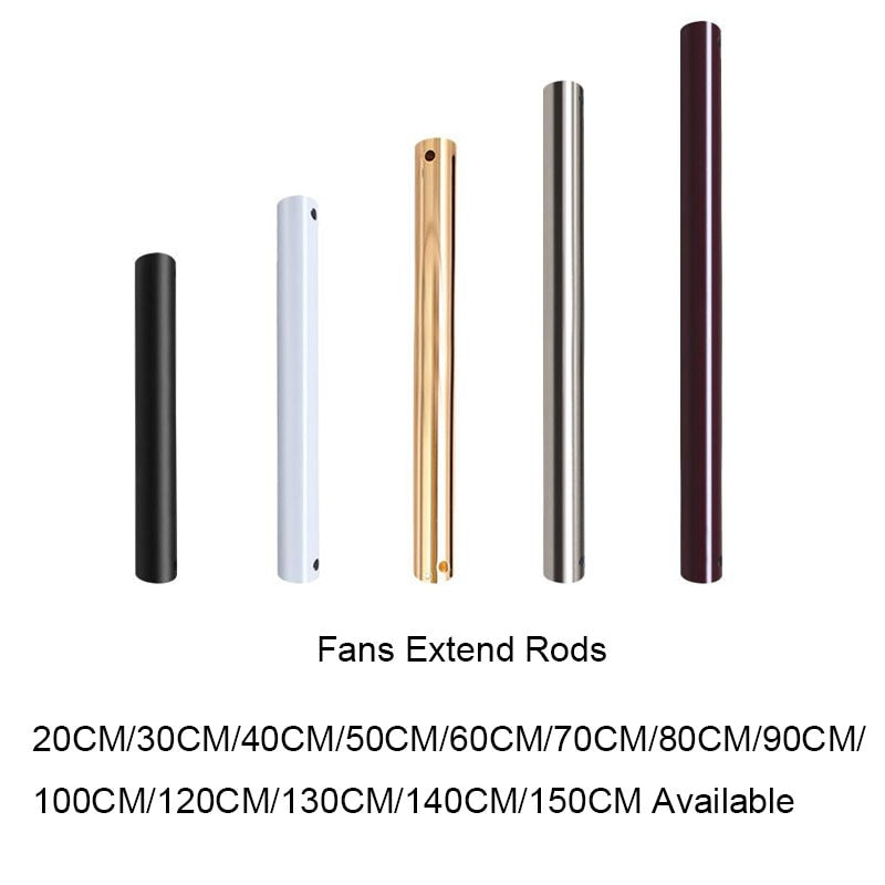 BowLift | Camrie Industrial Wood Ceiling Fan Extension Rod