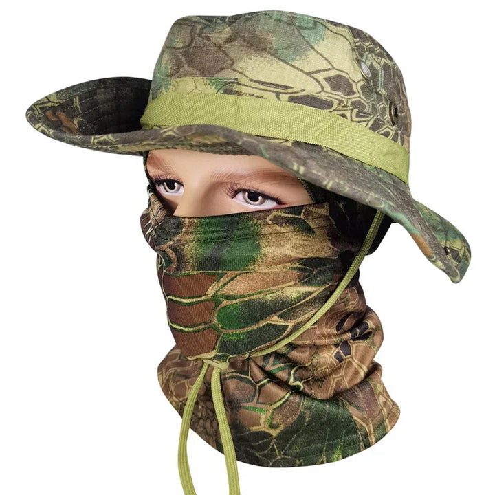 BowLift | Tactical Camouflage Full Face Cover Hat