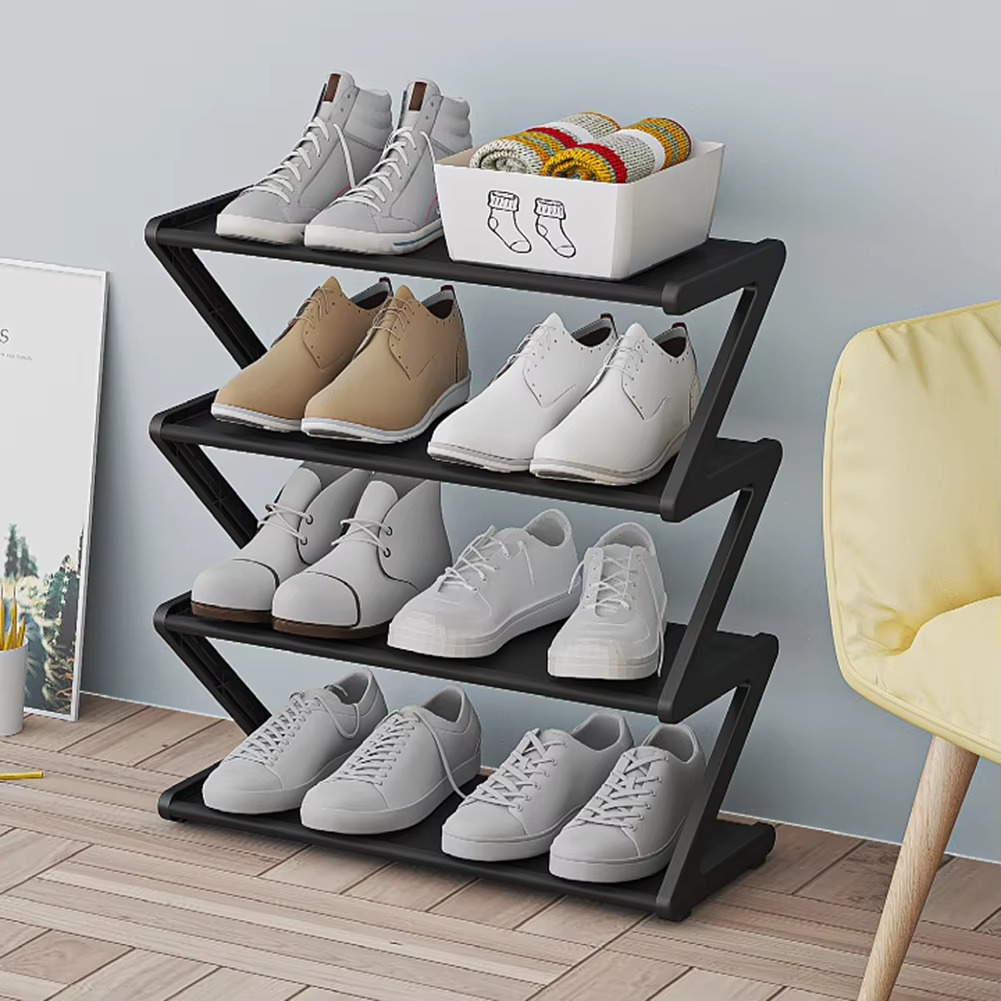 BowLift | Compact 4-Tier Bedroom Shoe Organizer